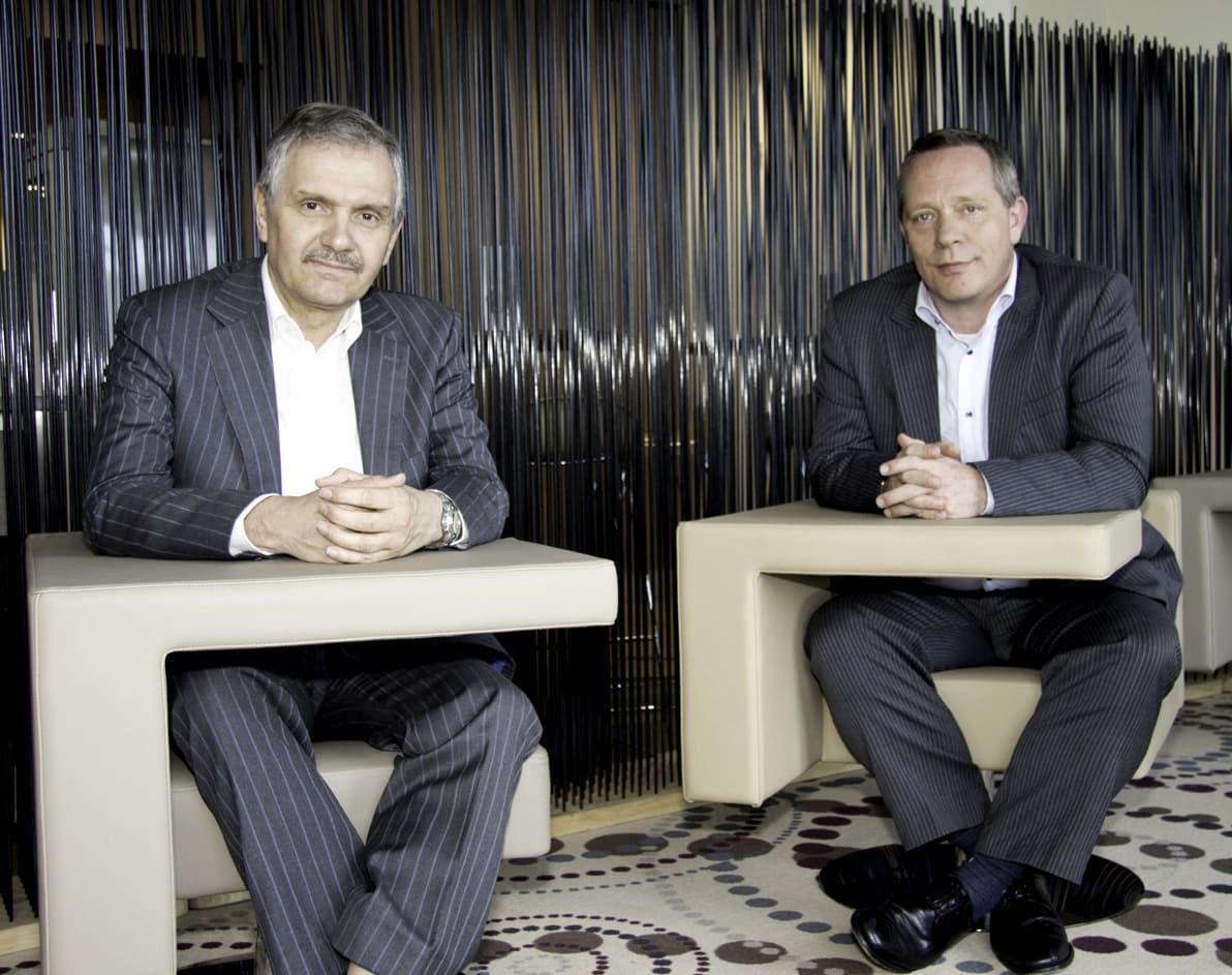 Dick Brandt en Johan Bakker